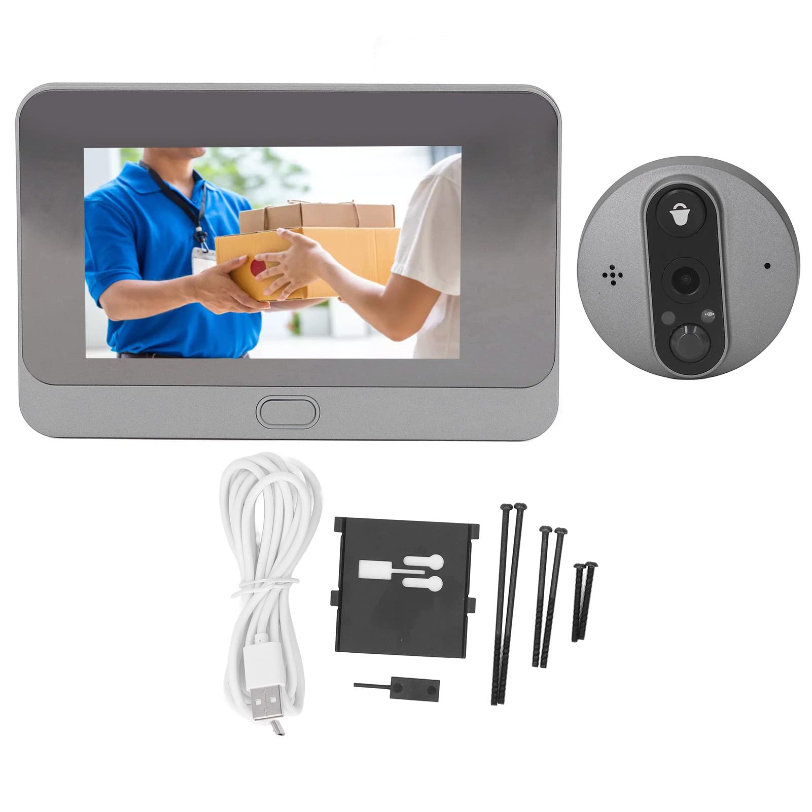 Smart WiFi Video Doorbell Camera - 4.3