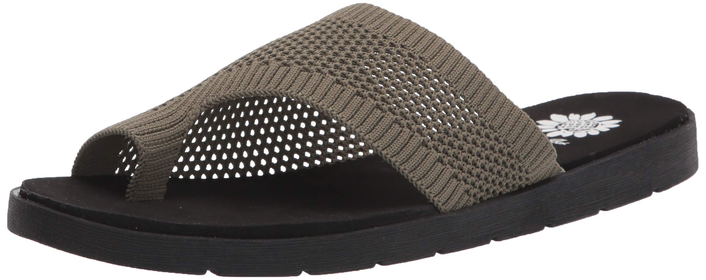 Yellow Box Women's Feeza Comfortable Slip-On Slippers - Soft Memory Foam Indoor/Outdoor House Shoes for Relaxing at Home, Lounging & Running Errands