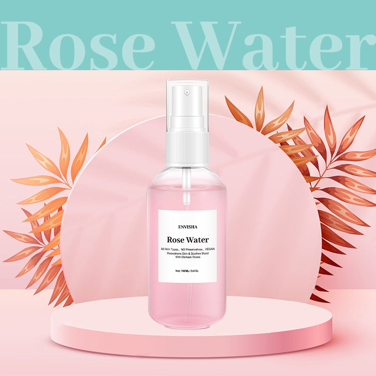 Organic Rose Water Facial Toner for Women - Hydrating & Soothing Skin Care - Perfect for Daily Use, After Sun Care & Makeup Removal
