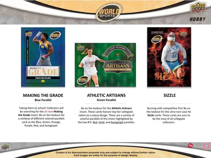 2025 Upper Deck World of Sports Volume 1 Multisport Hobby Box - 24 Packs with Exclusive Collectible Cards - Perfect for Sports Fans, Collectors & Trading Card Enthusiasts