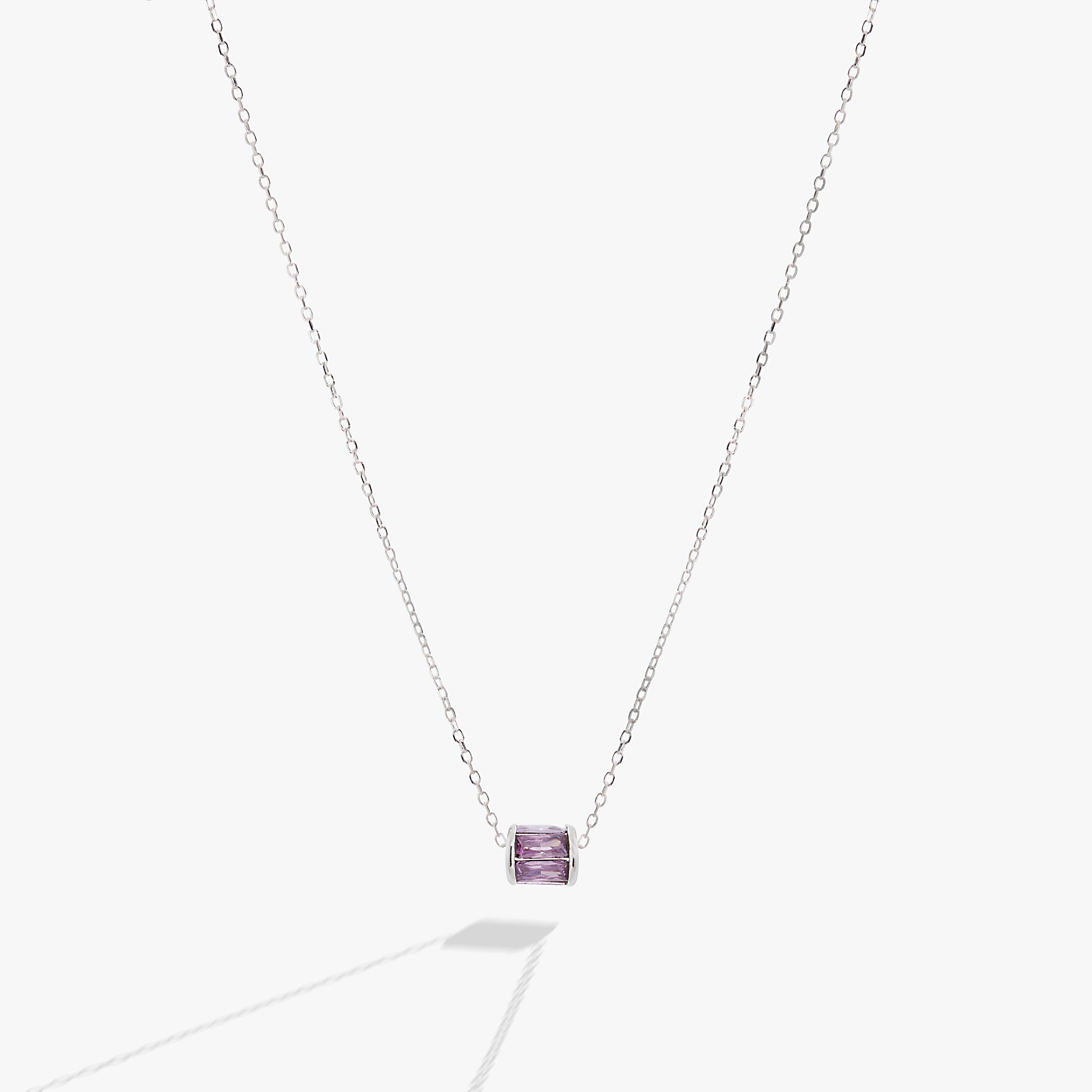 February Birthstone Amethyst Pendant Necklace - Elegant Jewelry Gift for Women, Valentine's Day & Anniversary - Perfect for Everyday Wear & Special Occasions