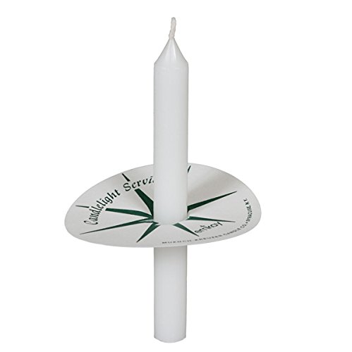 181943 Candle No. 3 Candlelight Service Set With 425 Candles - Premium Church Candles for Religious Ceremonies, Weddings & Memorial Services