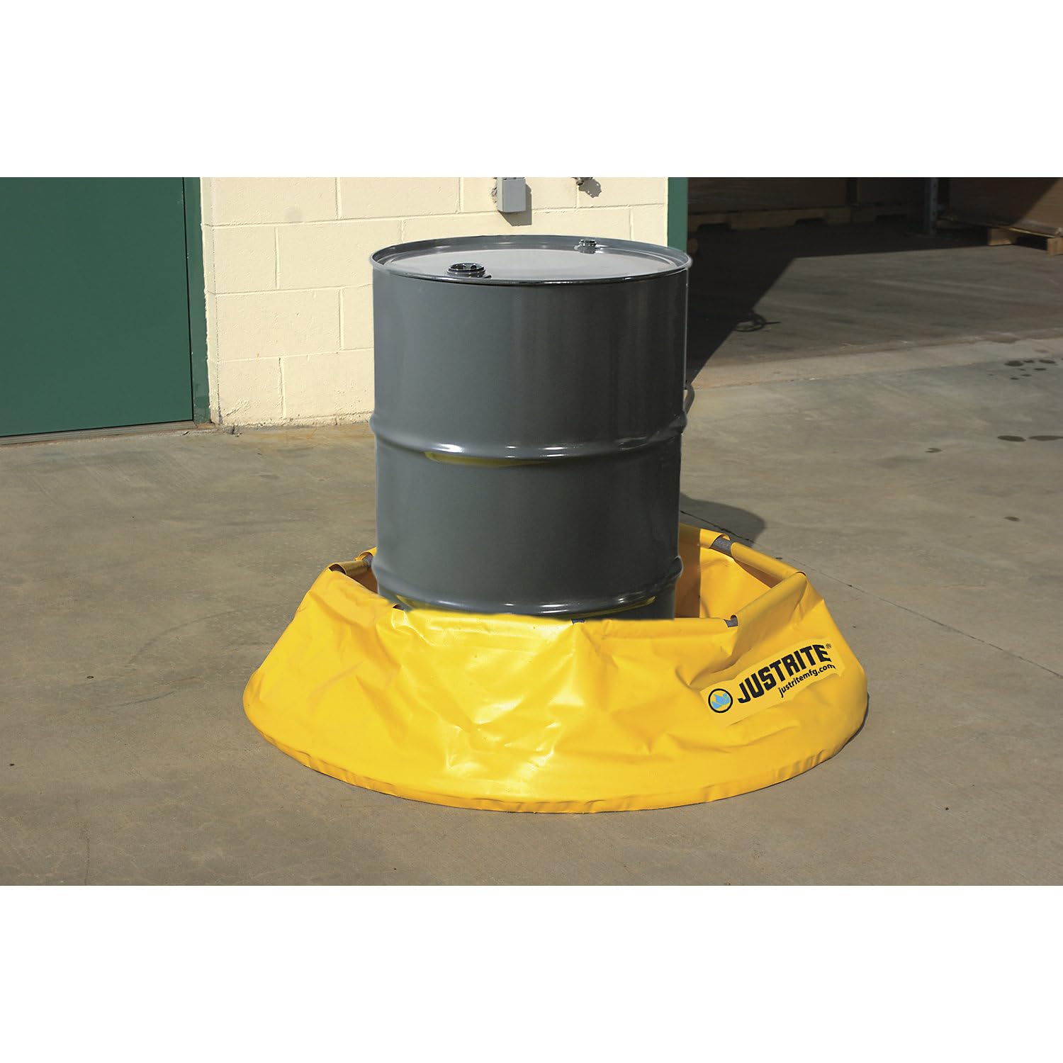 Justrite 28319 20-Gallon Pop-Up Safety Pool for Chemical Storage | Durable & Portable Spill Containment Solution for Industrial & Laboratory Use