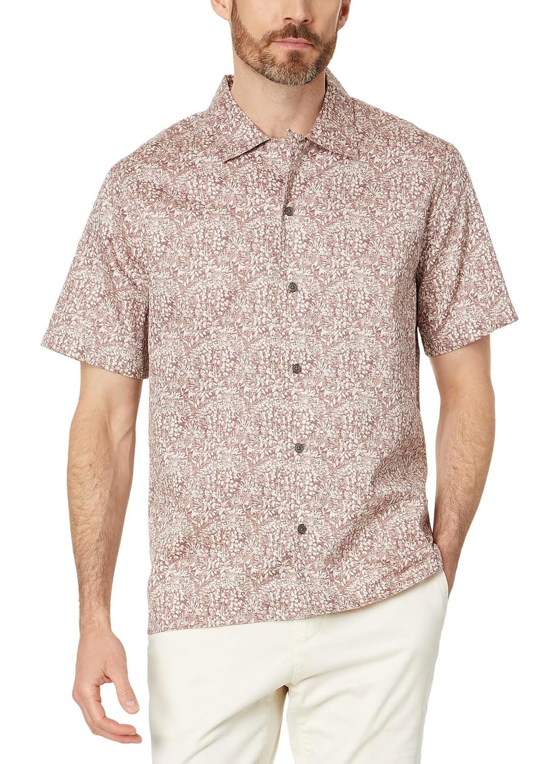 John Varvatos Men's Danny Shirt - Premium Slim Fit Button Down Dress Shirt for Business & Casual Wear | Office, Date Night & Special Occasions