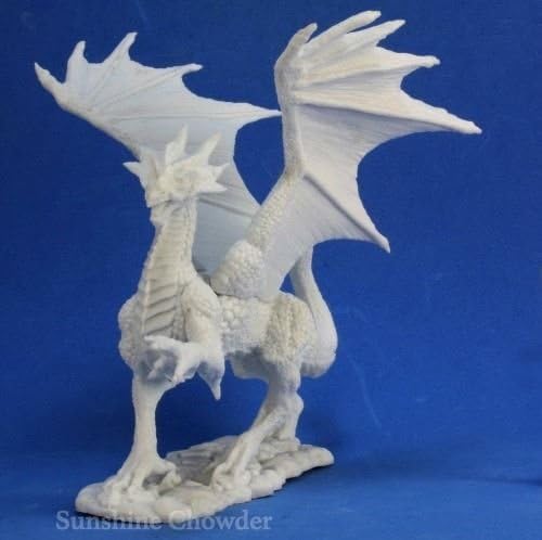 Silver Dragon 77329 - Dark Heaven Bones Miniature for D&D & Wargames - Reaper Miniatures Fantasy Monster Figure - Perfect for Tabletop RPG, Collectors & Painting Enthusiasts