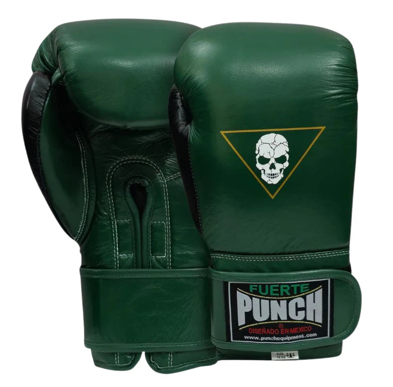 Premium Mexican™ ULTRA VENGANZA Boxing Gloves - Green - Professional Training & Sparring Gear for MMA, Kickboxing & Fitness Workouts