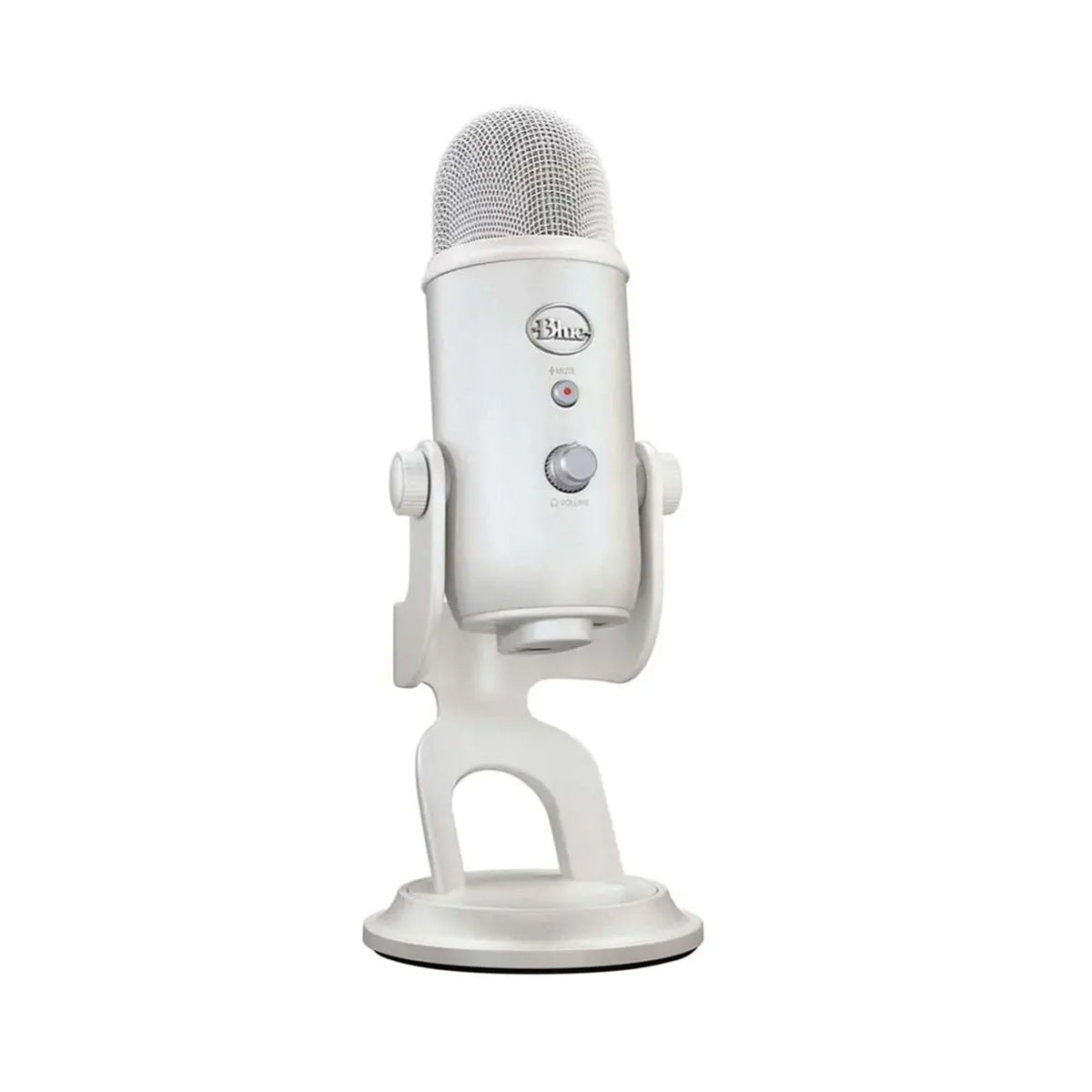 Blue Yeti USB Microphone - Professional Condenser Mic with 3 Capsules for Streaming, Podcasting & Gaming (Off-White) | Perfect for Home Studio & Voice Recording
