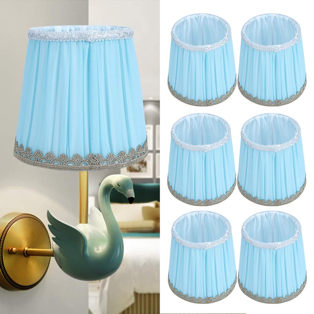 6Pcs Lampshade Set - Decorative Light Shade Covers for Bedroom, Living Room & Table Lamps - Home Decor Lighting Accessories (Perfect for Nightstands, Dressers & Cozy Reading Nooks)