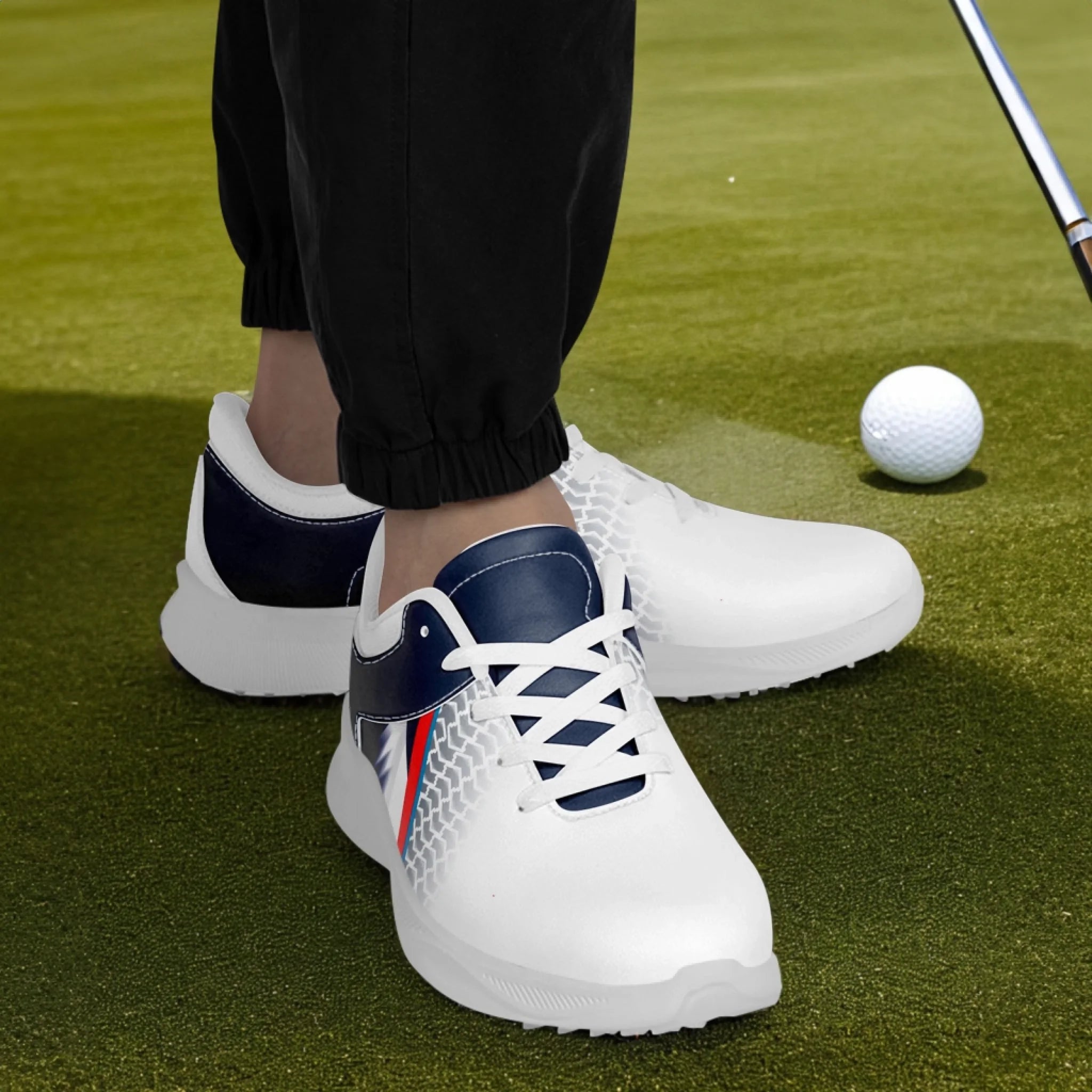 Custom Golf Performance Sneakers for Men & Women - Personalized Durable Athletic Shoes for POD Resellers - Lightweight Comfort Walking & Running Shoes for Golf, Gym, and Casual Wear (FN062 25020099 3)