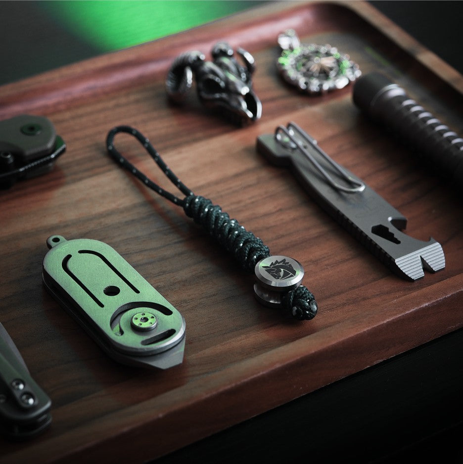 Vosteed Titanium Bead - Premium EDC Pocket Carry Beads for Keychains, Knives & Survival Gear | Perfect for Outdoor Adventures, Camping & Everyday Carry (EDC)