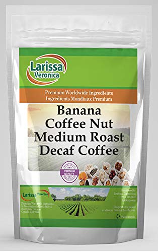 Decaf Banana Coffee Nut Medium Roast - Gourmet Whole Beans for Home Brewing