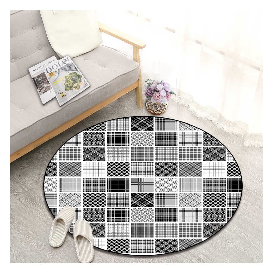 Non-Slip Round Area Rug 79