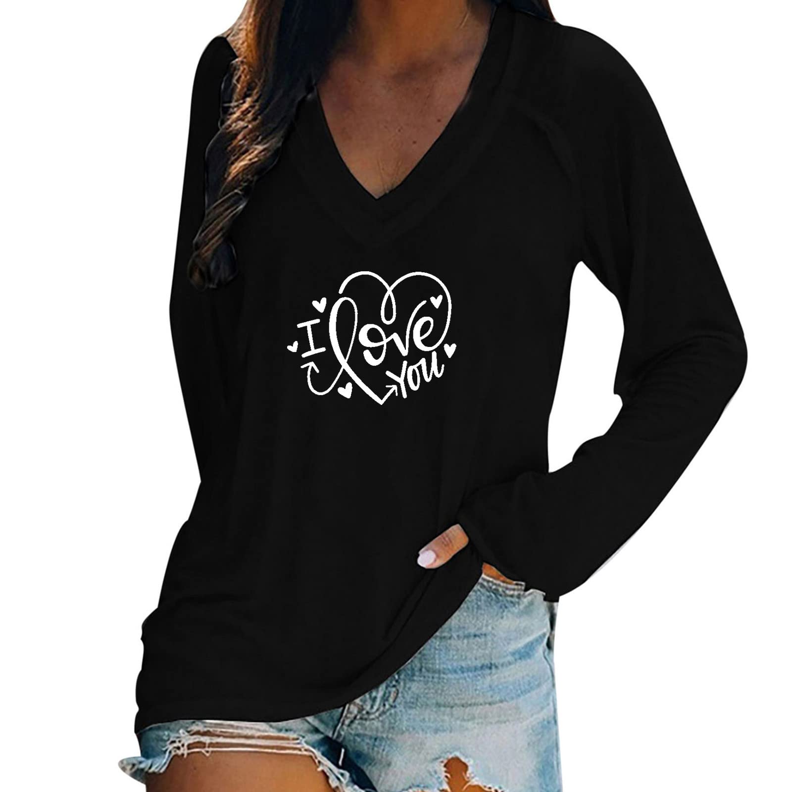 Women's Long Sleeve V-Neck Casual Tops with Banded Bottom - Fashionable Shirts for Everyday Wear, Office, and Date Nights