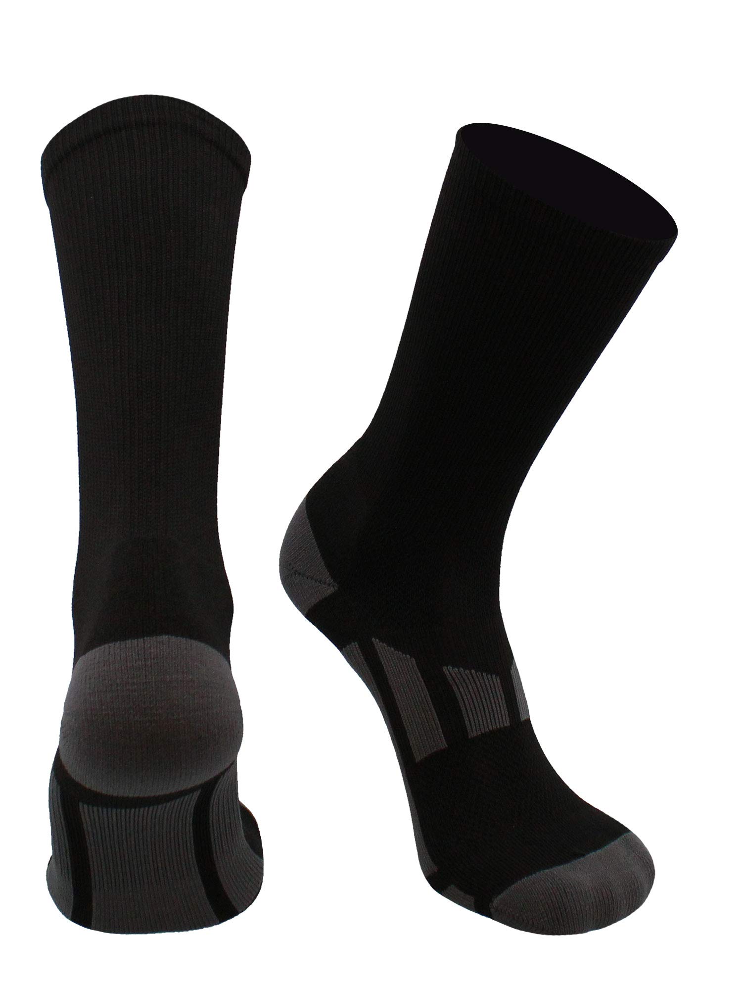TCK Solid Performance 2.0 Crew Socks - Premium Athletic Socks for Men, Women, Boys & Girls - Breathable Running Socks for Sports, Gym & Everyday Comfort