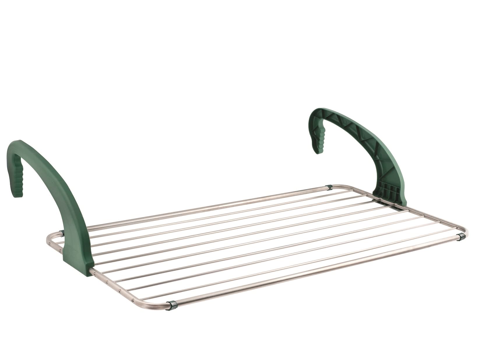 Stainless Steel Clothes Drying Rack - Foldable Laundry Drying Stand for Indoor & Outdoor Use - Space Saving Garment Organizer for Closet, Balcony, Apartment, RV (Orlando Collection)