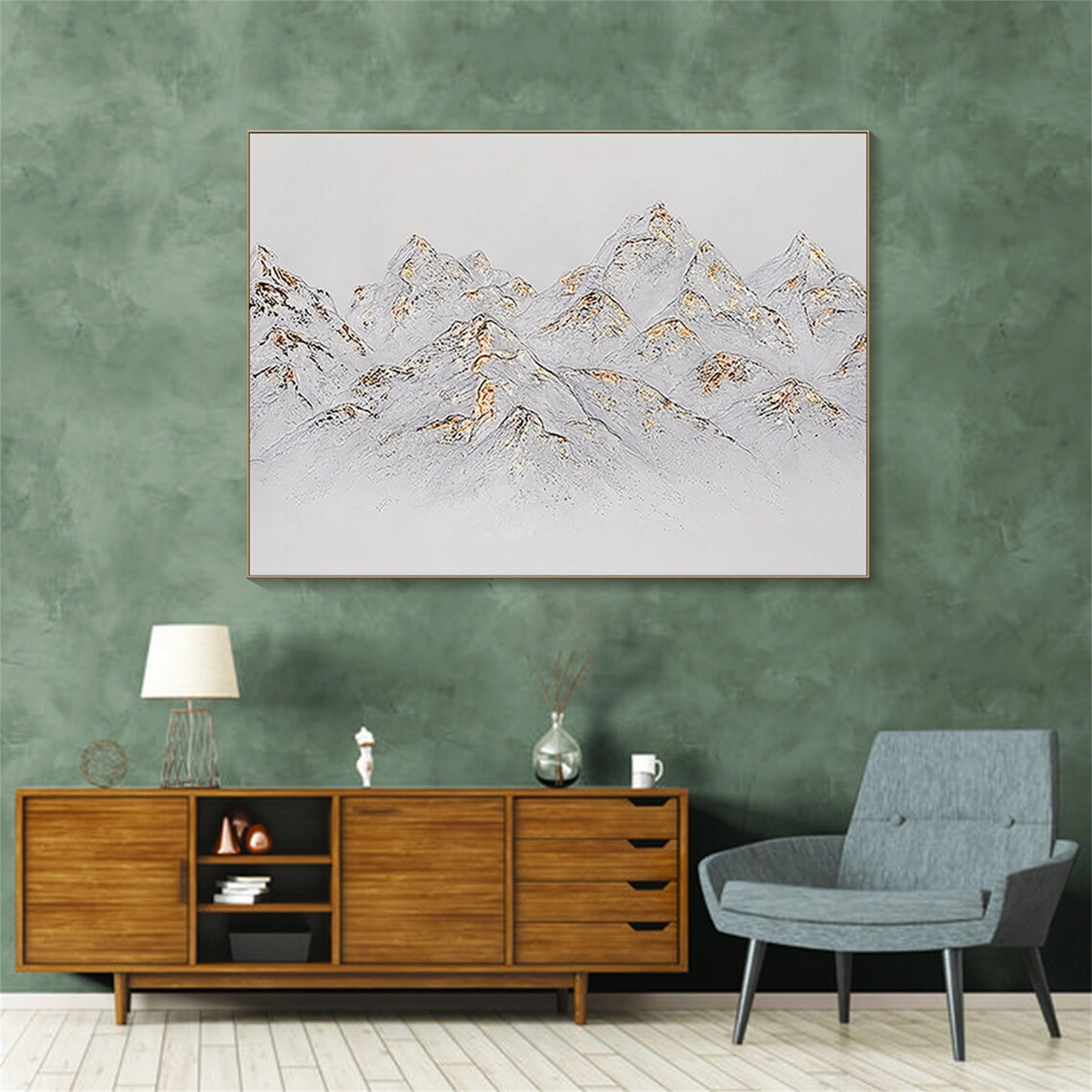 Minimalist Textured Plaster Art Painting - Abstract Wall Decor for Living Room, Bedroom & Office | #MM124