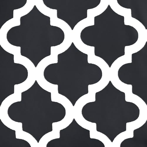Quatrefoil Black