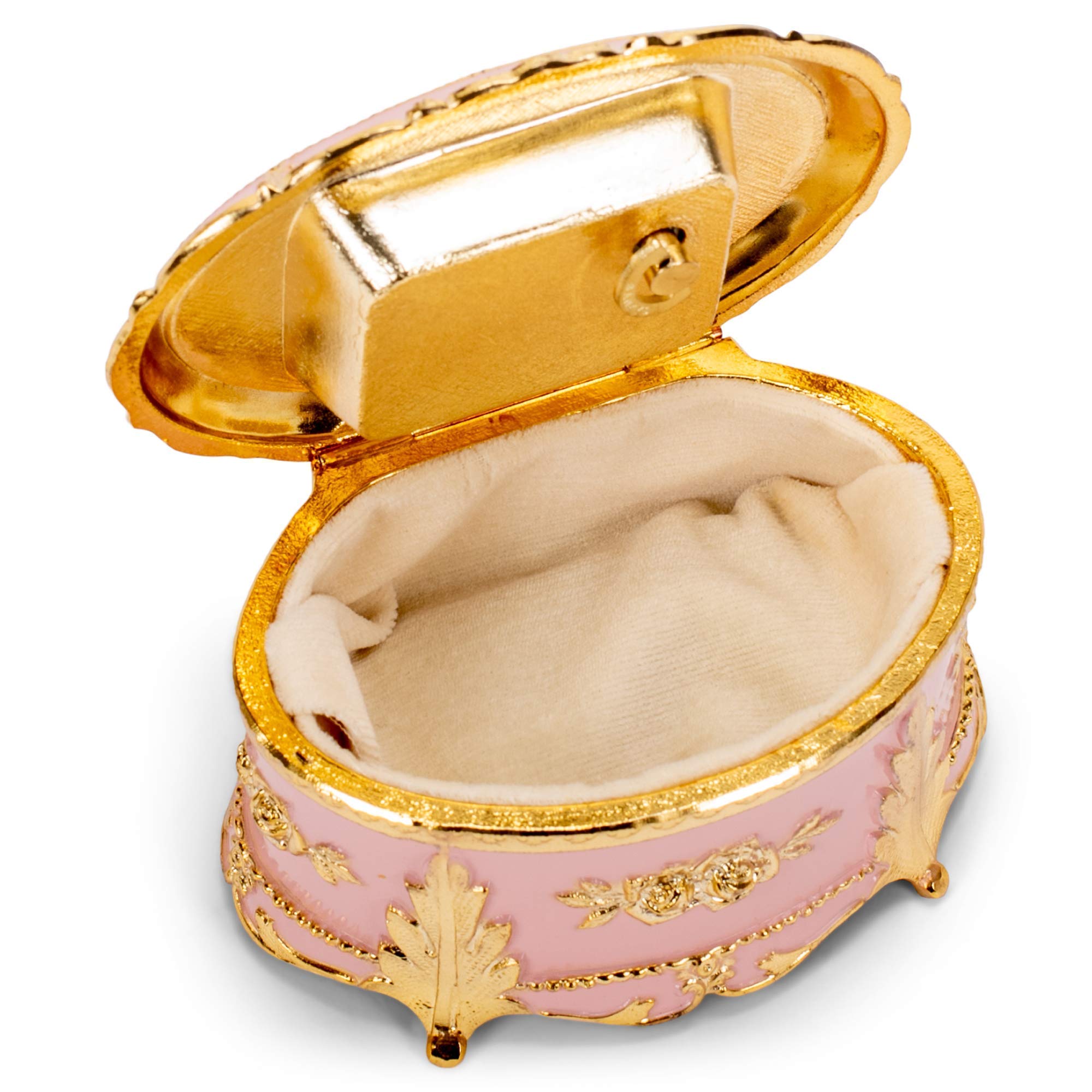 Elegant Floral Oval Music Box Plays 'Somewhere Out There' - Perfect for Weddings, Anniversaries & Romantic Gifts