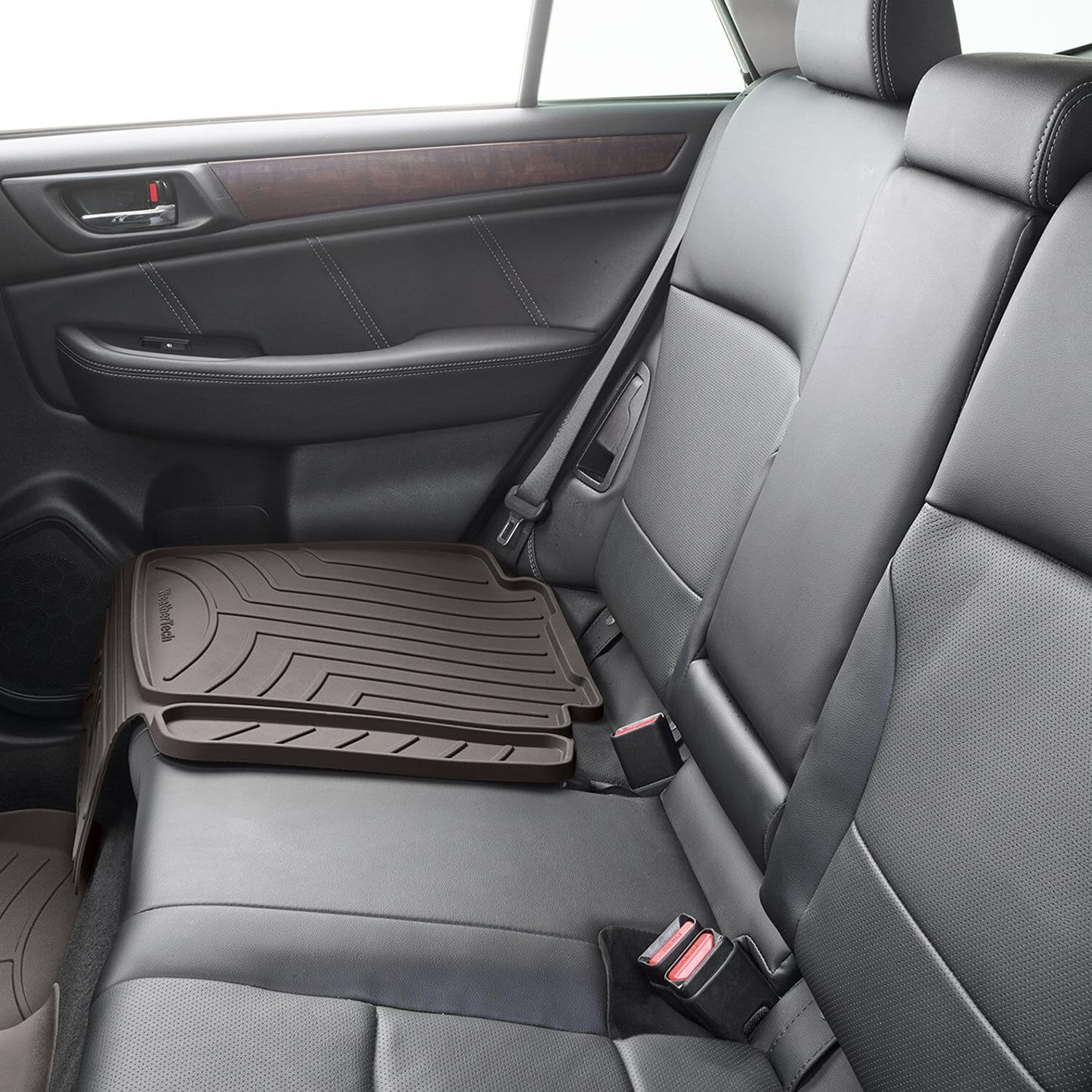 WeatherTech Child Car Seat Protector - Heavy Duty Car Seat Mat for Kids, Non-Slip & Waterproof - Cocoa Brown - Perfect for SUVs, Minivans & Family Vehicles