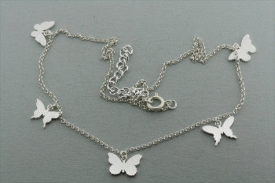 5 Pack Butterfly Necklace Set for Women - Elegant Layering Pendant Jewelry for Daily Wear, Gift Giving & Special Occasions