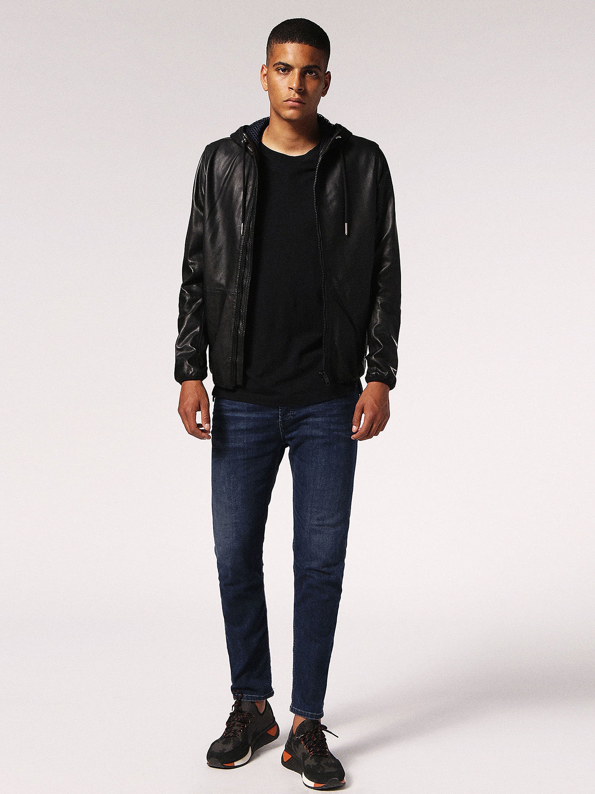 Royal Black Genuine Lambskin Leather Hooded Jacket for Men - Premium Winter Outerwear for Casual Wear & Outdoor Activities