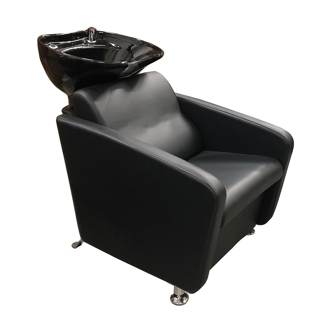 Premium Salon Backwash Shampoo Bowl Unit with Adjustable Chair - Professional Hair Washing Station SU 691 for Spa & Beauty Salon Treatments