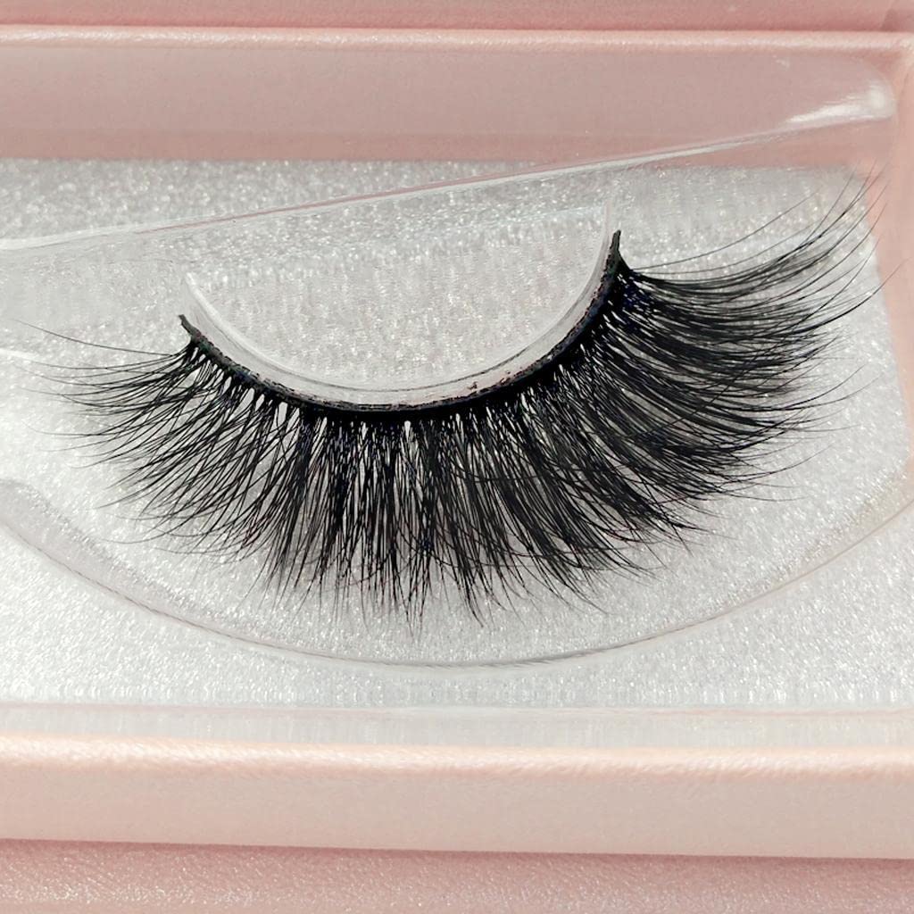 1 Pair Handmade False Eyelashes - Long Thick Crisscross Lashes #69 for Dramatic Eye Makeup | Perfect for Parties, Weddings & Special Occasions