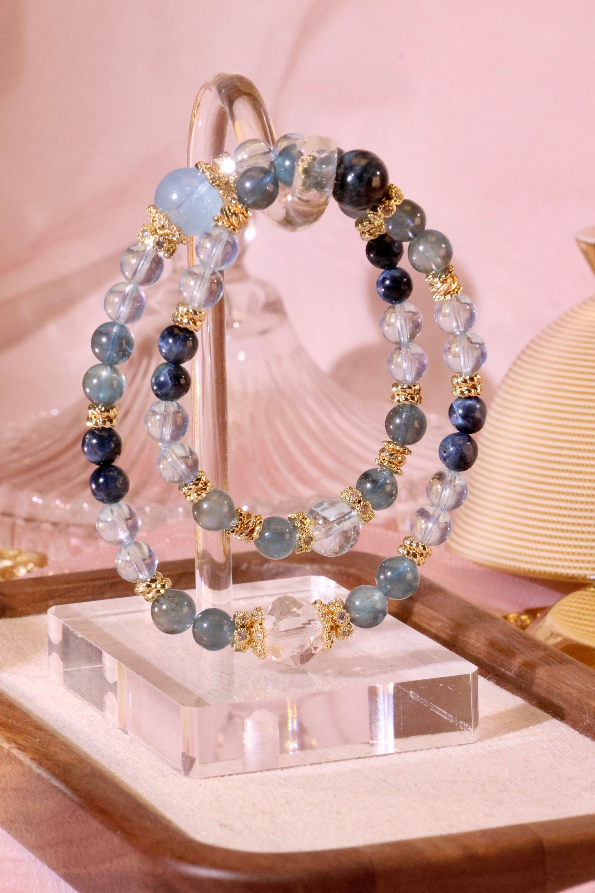Duo Elements Water #1 Bracelet - Stylish Adjustable Wristband for Men & Women - Perfect for Yoga, Meditation & Everyday Wear