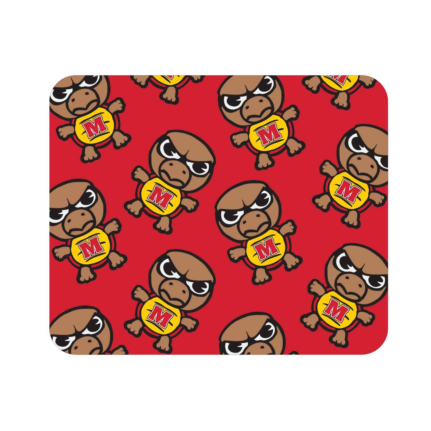 OTM Essentials University of Maryland Standard Fabric Mouse Pad - Desk Accessories & Gaming Mouse Mat with Tokyodachi Mascot Design - Perfect for Office, Home & Gaming Setup