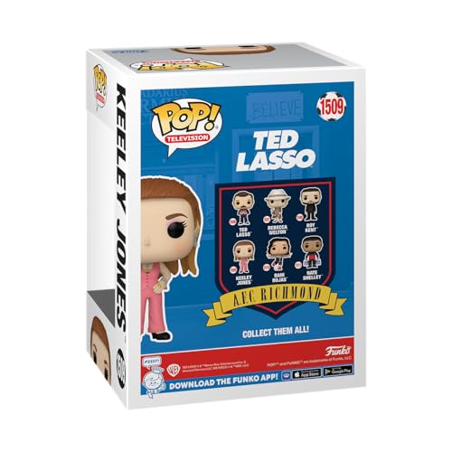 Ted Lasso Keeley Jones Funko Pop! Vinyl Figure - Collectible TV Show Merchandise for Fans & Gift Ideas | Perfect for Office Decor, Pop Culture Collections & Soccer Enthusiasts