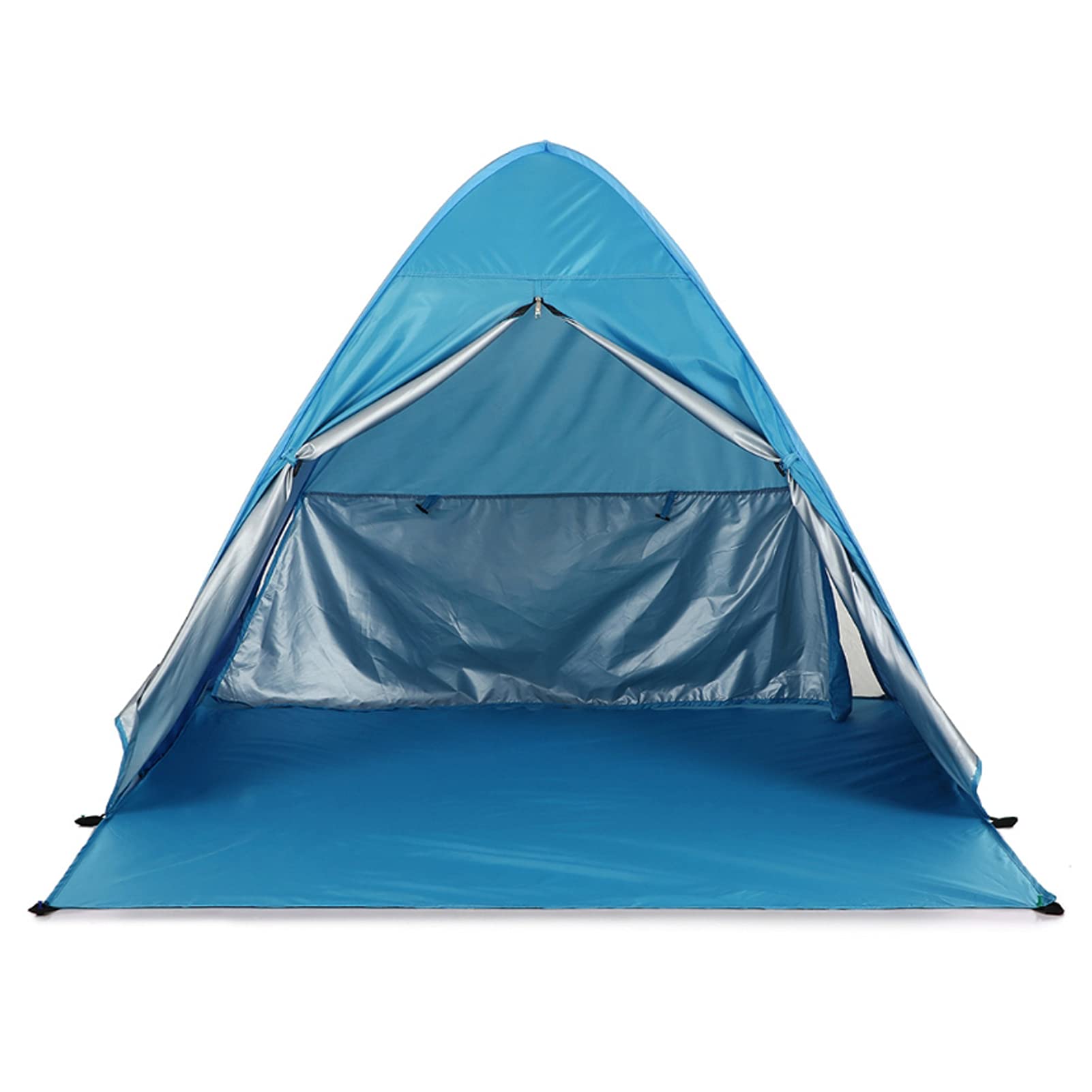 JESSKYLOVE Portable Pop Up Beach Tent for 2-3 People - Automatic Instant Setup Sun Shade with Carry Bag & Extended Floor - Perfect for Beach Trips, Camping, Picnics and Outdoor Adventures