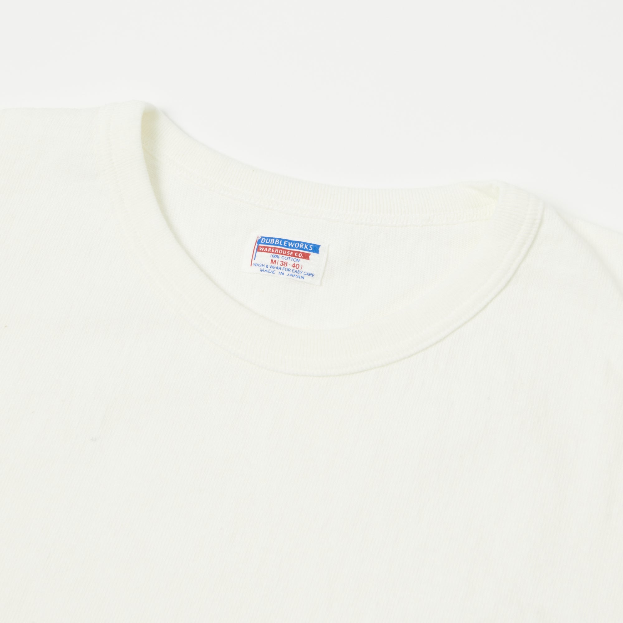 Dubbleworks Heavy Fabric Short Sleeve T-Shirt for Men - Premium Cotton Crewneck Tee in Off White | Casual Wear, Street Style & Everyday Comfort