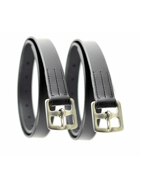 Premium Dever Ascot Stirrup Leathers for Equestrian Riding - Durable & Comfortable English Style Leathers for Horseback Riding, Dressage & Show Jumping
