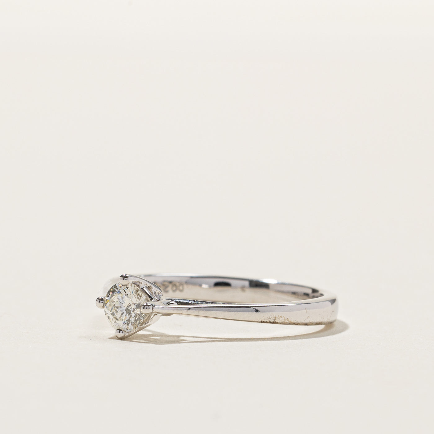 0.24ct Solitaire Diamond Engagement Ring for Women - Size 6 | Classic Round Cut Wedding Band | Perfect for Proposals, Anniversaries & Special Occasions
