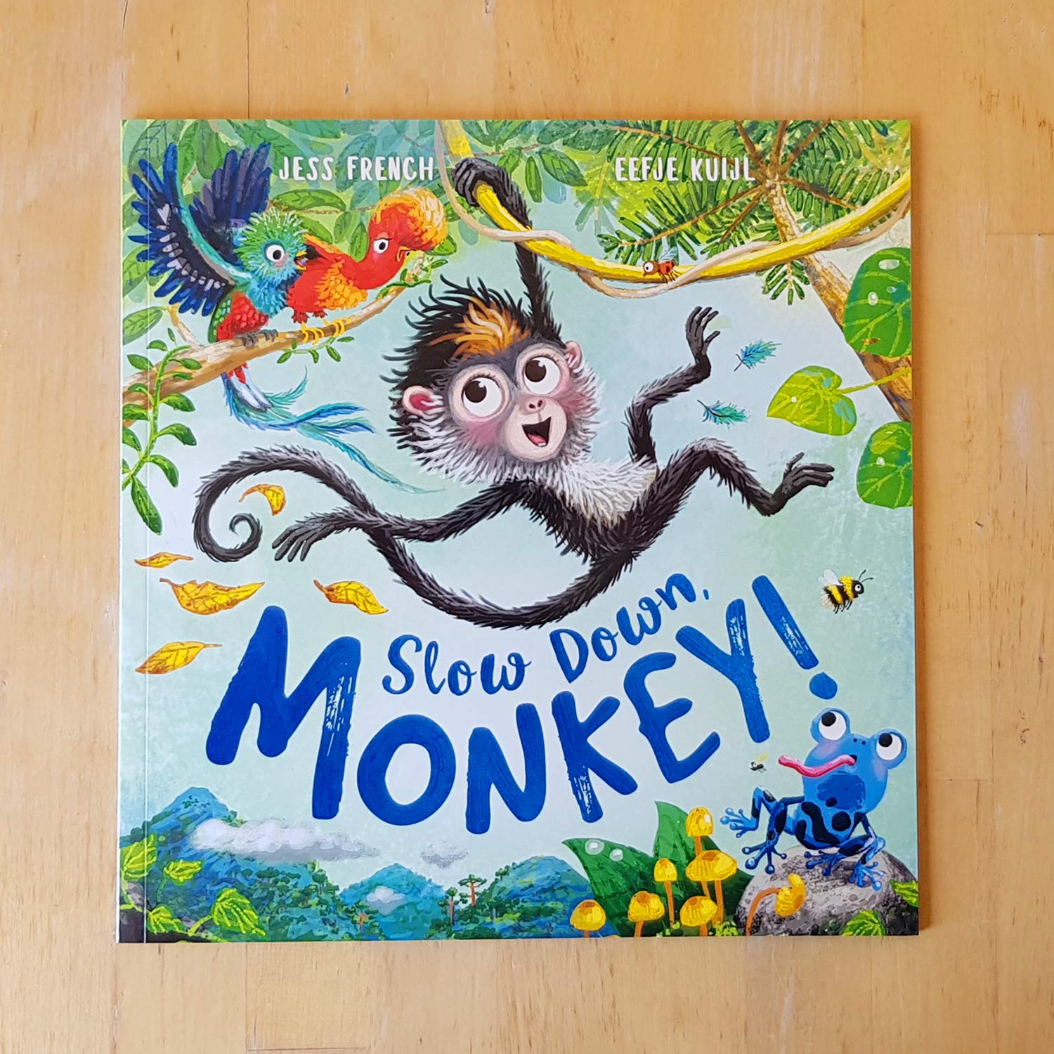 Slow Down, Monkey! - Fun & Educational Kids Board Book for Early Readers | Perfect for Bedtime Stories, Classroom Reading & Toddler Learning Activities