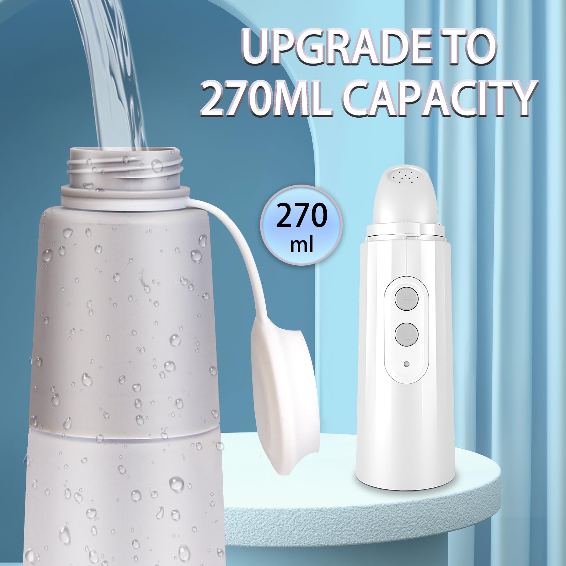 Portable Travel Bidet - Rechargeable Electric Handheld Bidet Sprayer for Personal Hygiene | Perfect for Men, Women & Postpartum Care | Ideal for Camping, Road Trips & International Travel