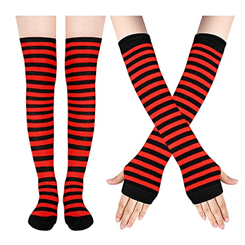 Black Red Striped