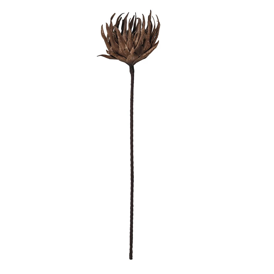 Artificial Brown Flower Picks for Bouquets, Centerpieces & DIY Floral Arrangements - Home & Wedding Decor