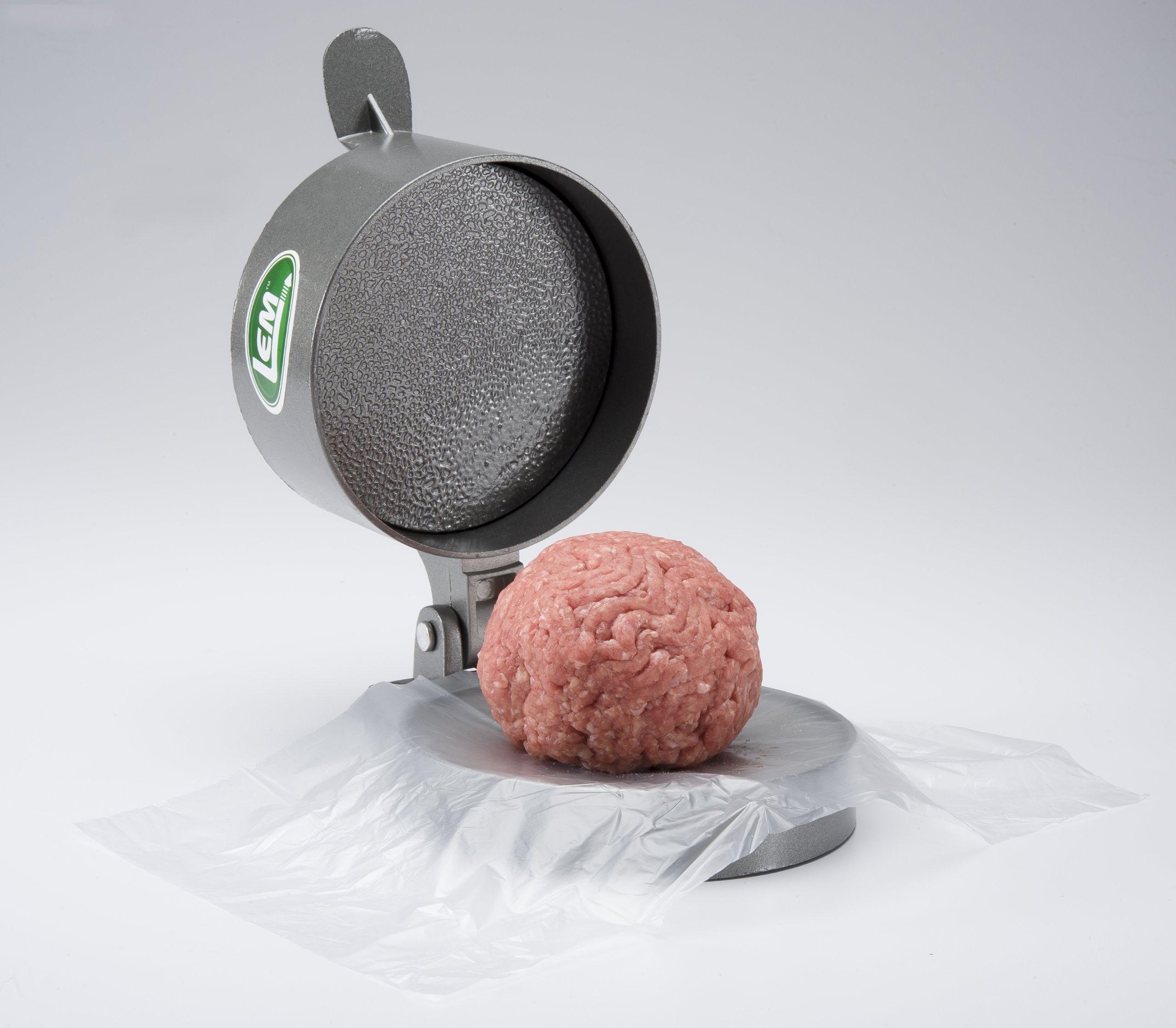 LEM Products Heavy-Duty Aluminum Adjustable Burger Press - Non-Stick Patty Maker for Perfect Homemade Burgers, BBQ, and Restaurant-Style Patties