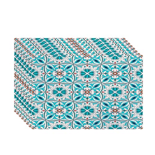 Ethnic Floral Moroccan Blue1