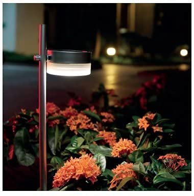 Britta Solar Path Lights - Waterproof Outdoor Solar Garden Lights, Set of 2 Adjustable Pivoting LED Lamps for Driveway, Walkway & Landscape Lighting