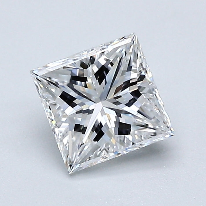 1.00 Carat Princess Cut Diamond - D Color SI1 Clarity | Elegant Engagement Ring & Wedding Jewelry for Women