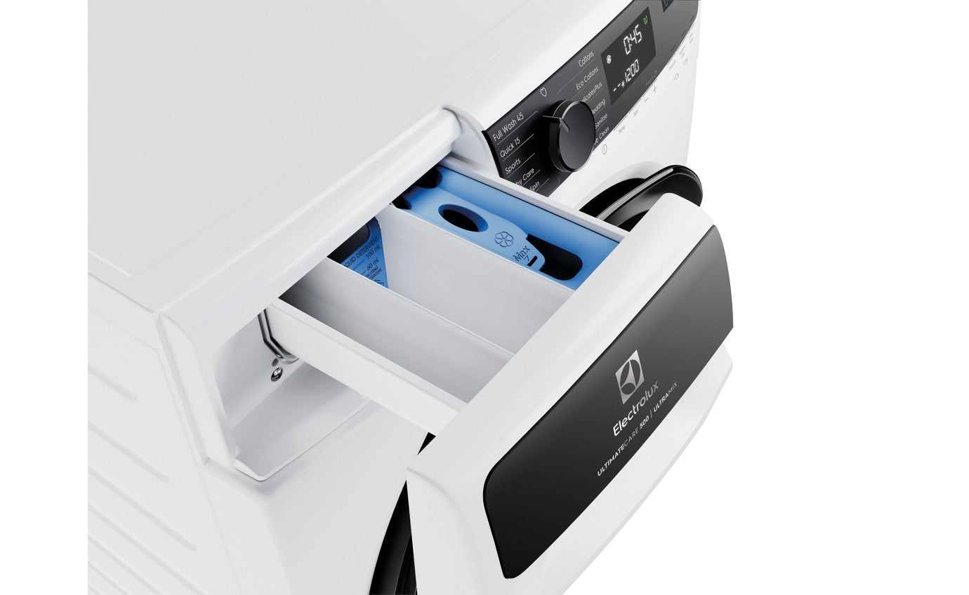 Electrolux EWF8023P5WC 8kg Front Load Washing Machine with UltimateCare 500 Technology - Perfect for Small Families & Apartments, Energy Efficient Laundry Solution
