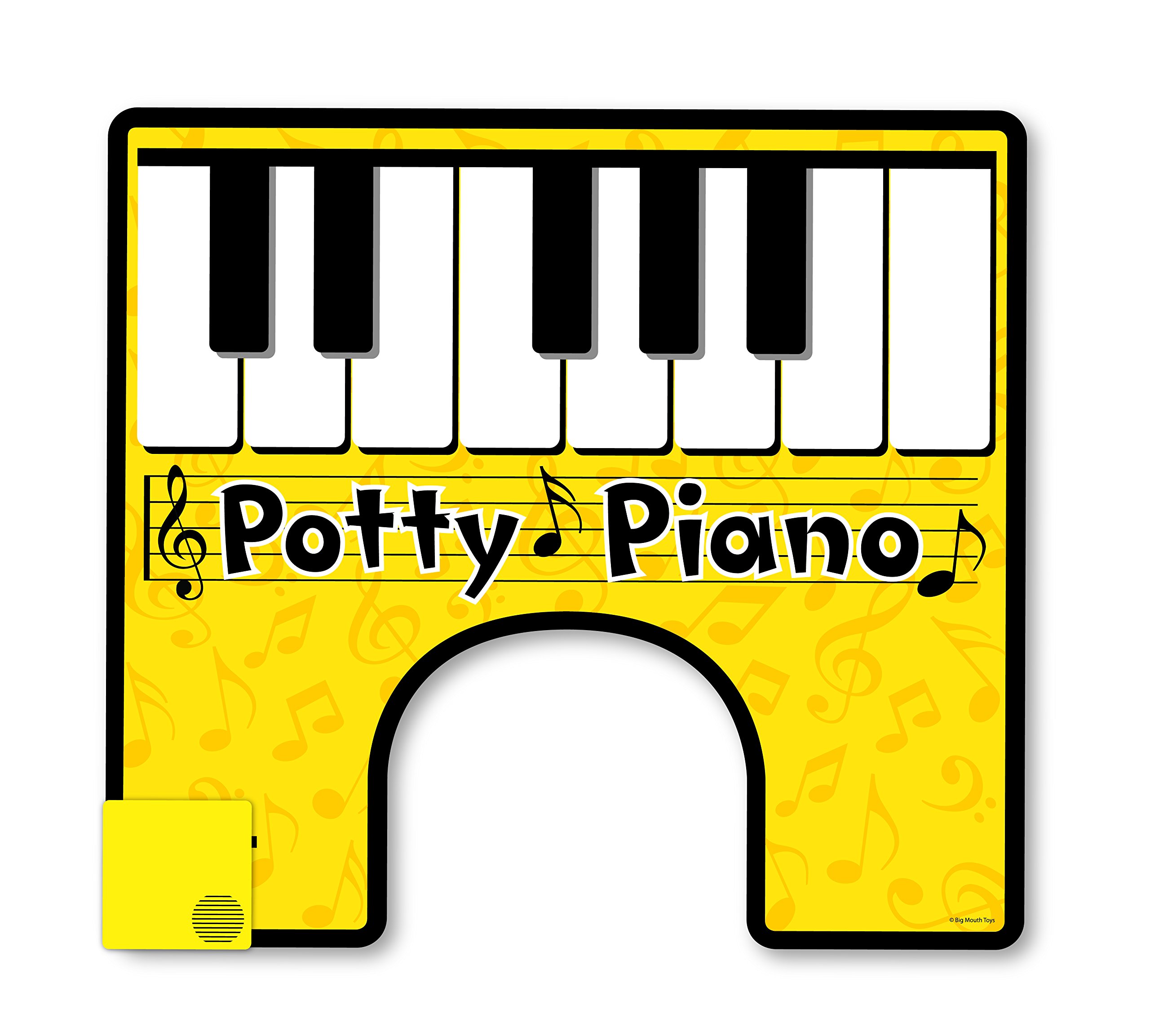 BigMouth Inc. Potty Piano - Fun Musical Toilet Training Toy with Song Book & Batteries Included - Hilarious Bathroom Entertainment & Unique Gag Gift for Kids & Adults - Perfect for Potty Training, Birthday Parties & Prank Gifts