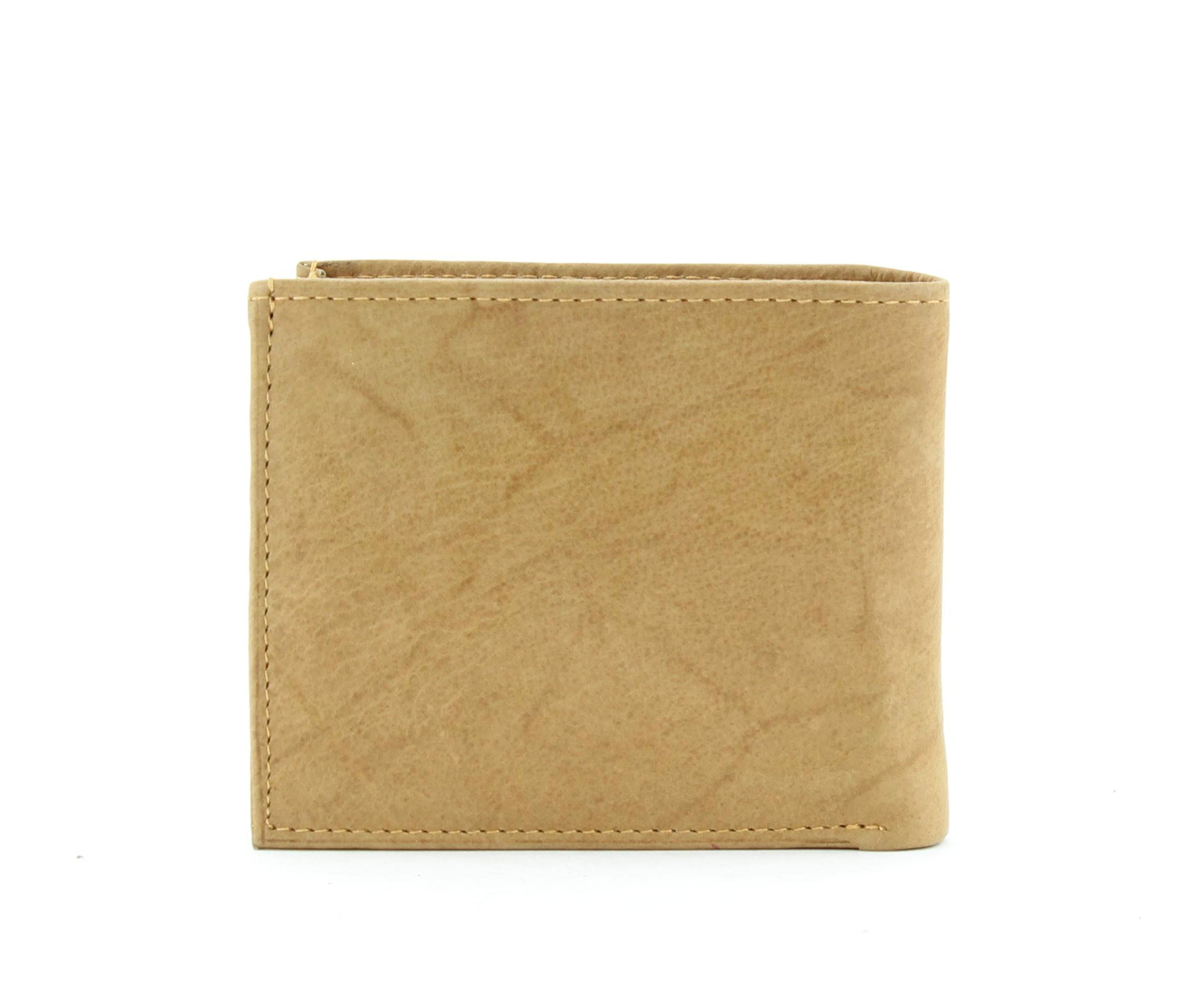 Premium Bifold Leather Wallet for Men - Genuine Top Grain Cowhide, 8 Card Slots, 2 Inner Pockets & Cash Compartments - Classic Ageless Design (Tan) - Perfect for Everyday Use, Business & Travel