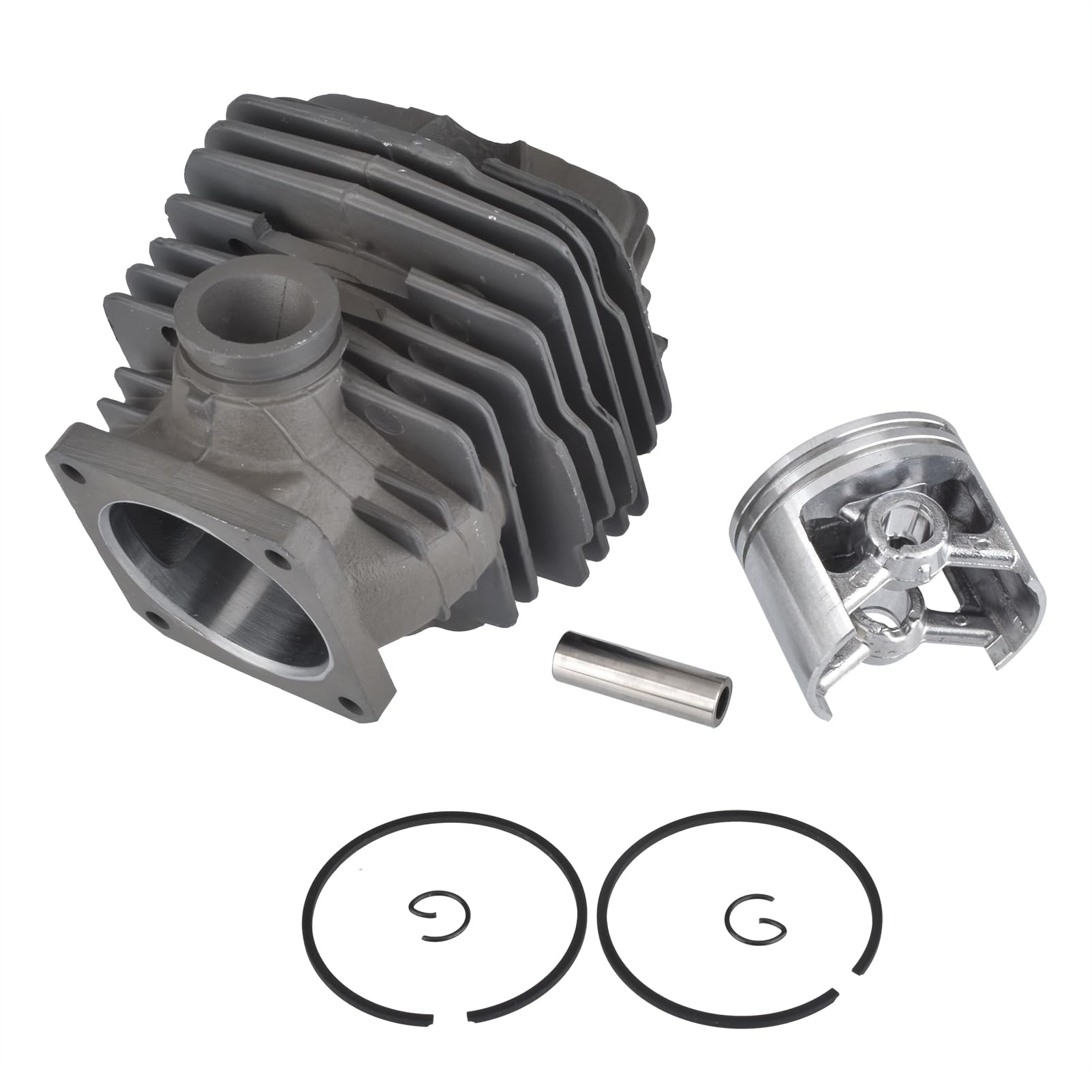 Stihl MS360 034 036 Chainsaw Cylinder Piston Ring Pin Clip Kit - 48mm Replacement Parts for Professional Chainsaw Repair & Maintenance | Perfect for Forestry, Lumber Cutting & DIY Chainsaw Restoration