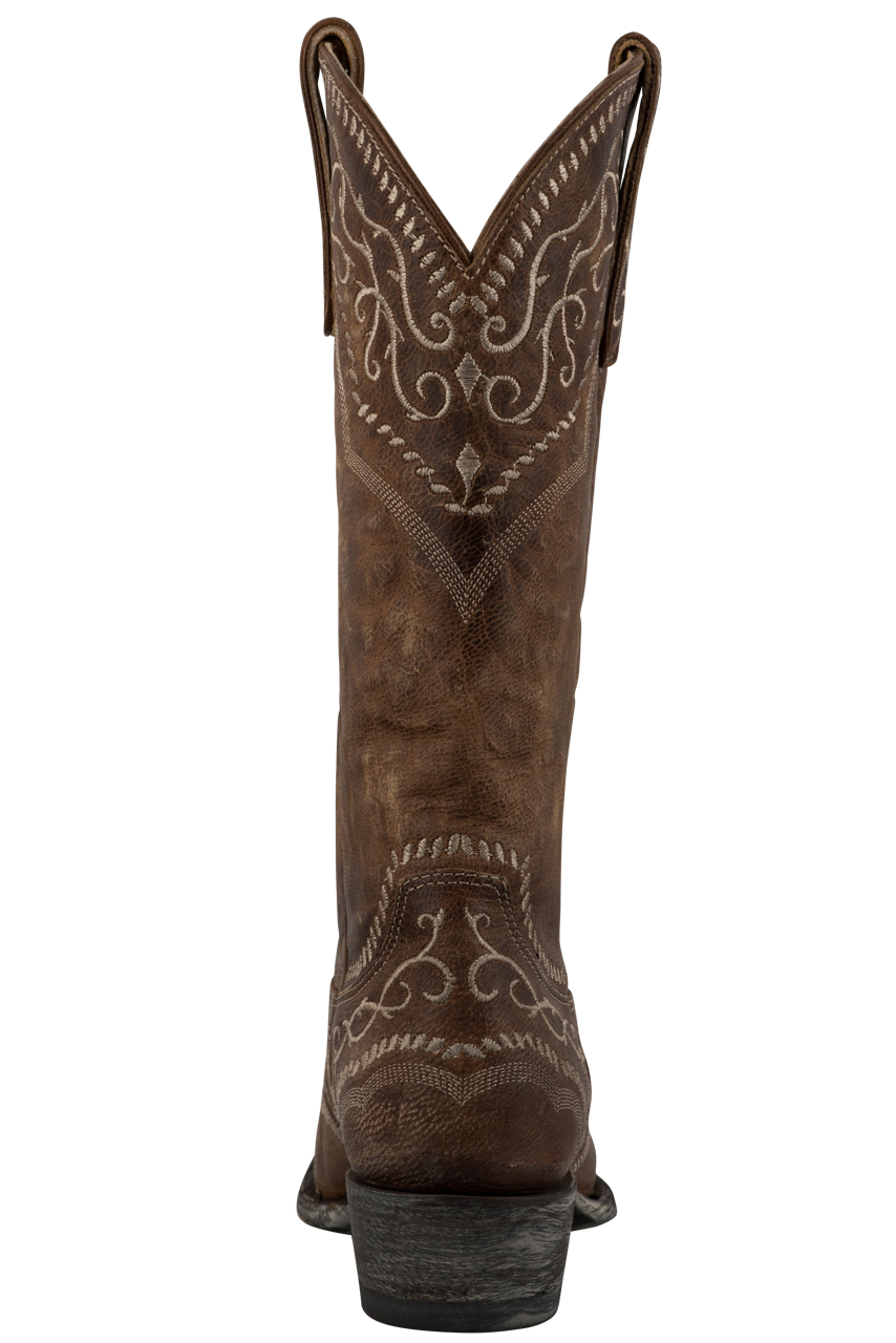 Old Gringo Sintra Oryx Cowgirl Boots for Women - Genuine Leather Western Boots with Comfortable Fit - Perfect for Country Dancing, Rodeo Events & Casual Wear (Brown)