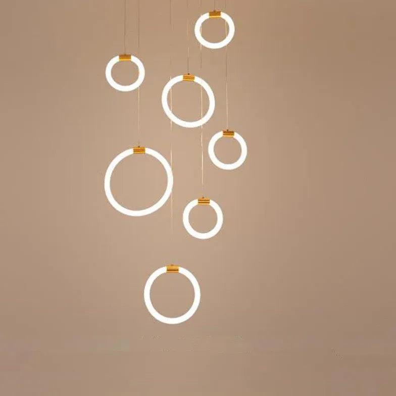 Ring Shaped LED Ceiling Light - Modern Dimmable Fixture for Dining Room, Kitchen, Bedroom | Energy Efficient & Stylish Home Lighting