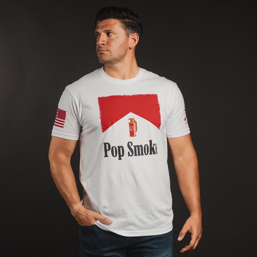 Pop Smoke Official Merchandise T-Shirt - White Cotton Tee for Men & Women - Perfect for Concerts, Streetwear & Casual Outfits