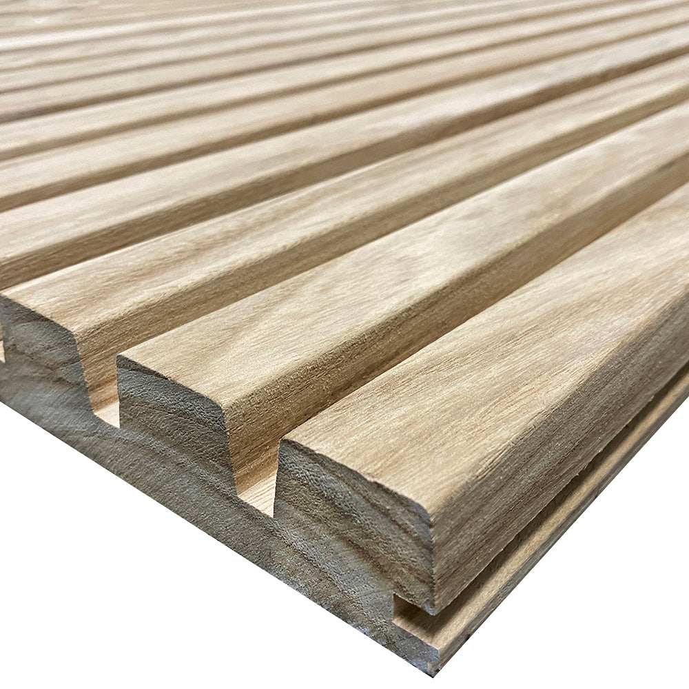 Premium Solid Hardwood Wall & Ceiling Cladding - 300mm x 147mm Sample - Perfect for Home Renovation, Interior Design & DIY Projects